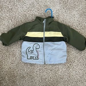 12m fleece lined dinosaur jacket